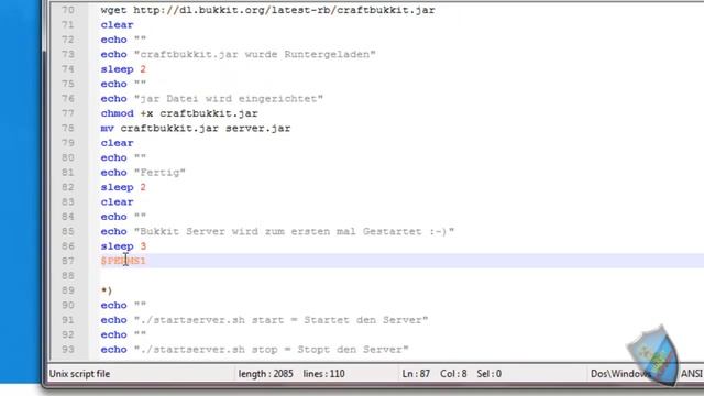 Eigene Start Shell Skripte (Linux) für bukkit Erstellen Teil 3 by Bukkitsupport [GER] [HD] смотреть онлайн