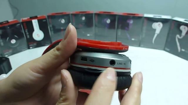 Monster Beats S450 Bluetooth Solo HD Wireless red headphone unboxing смотреть онлайн