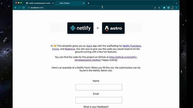 Astro Site with Netlify Functions, Forms, and Redirects смотреть онлайн