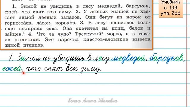 Правописание окончаний имён существительных множественного числа в родительном и винительном падеже смотреть онлайн