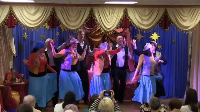 Евреи на пиру царицы Ахашверошки ("МАТРИАРХАТ-ПУРИМ-ШОУ" в киевском Хэсэде, 2019 Хэсэде) смотреть онлайн