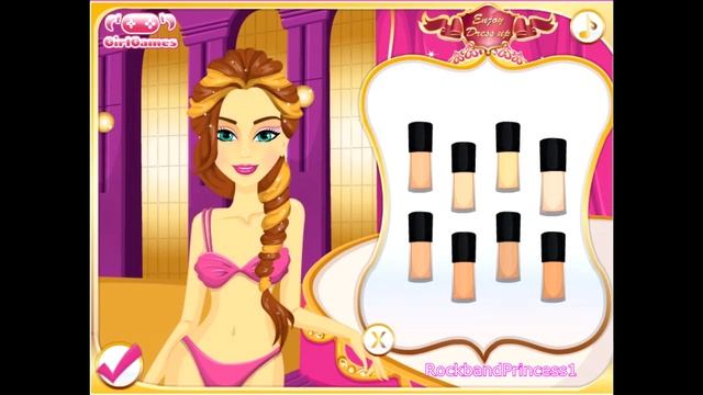 Barbie Games To Play! Barbie Princess Hairstyles Makeover Game смотреть онлайн