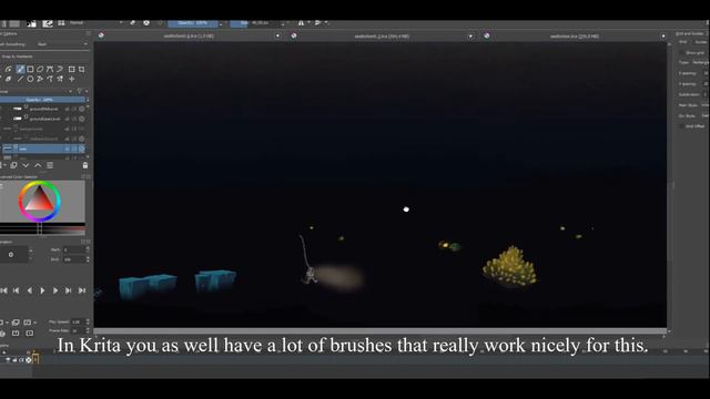 Using Krita backgrounds for games смотреть онлайн