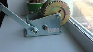 Обзор Лебёдка ручная барабанного типа ЛБ-1100 #обзор #лебёдка