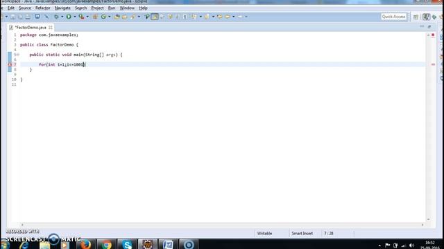 Write a java program to find factors of number from 1 to 100 смотреть онлайн