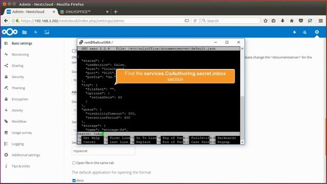 How to integrate ONLYOFFICE with Nextcloud using the app from the official store смотреть онлайн