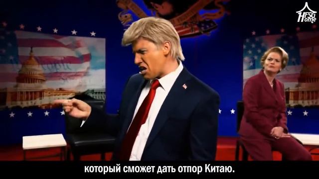 Epic Rap Battles Of History   Donald Trump Vs Hillary Clinton рус саб