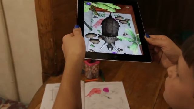 Живая раскраска - Тайны динозавров от Wearkids Shop смотреть онлайн