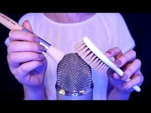 АСМР ЖЕСТКАЯ И МЯГКАЯ ЩЕТИНКА, ЩЁТОЧКИ БЕЗ РАЗГОВОРА