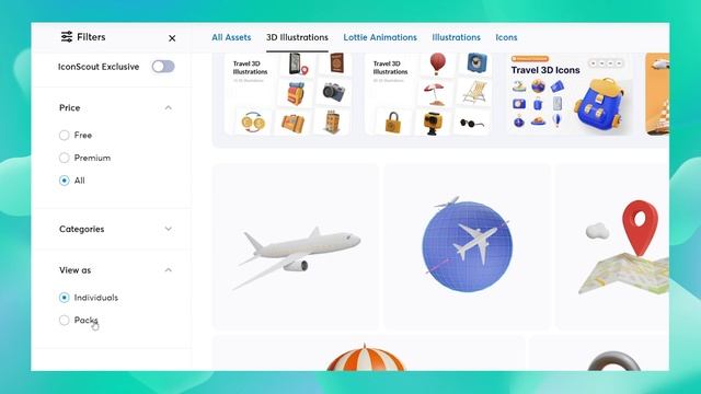 How to download 3D illustrations from IconScout смотреть онлайн