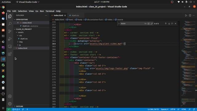 Web Design With Bootstrap 5 | Class - 24 | PSD to HTML Part-5 смотреть онлайн