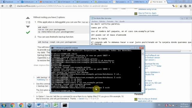 Obtener Base de Datos SQLite de Android a PC sin ser ROOT смотреть онлайн