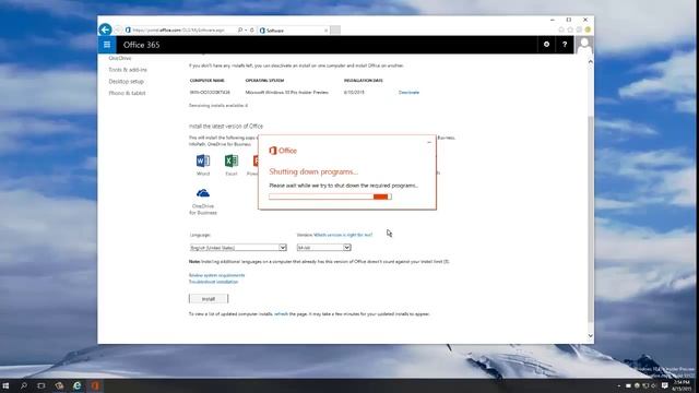 How to Install Office 2013 (32 & 64-bit) using Office 365 смотреть онлайн