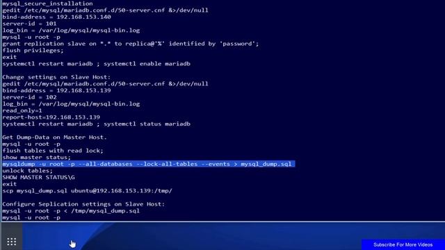 How To Configure MariaDB Server Master-Slave Replication on Ubuntu 18.04 LTS смотреть онлайн