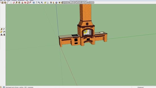 Проект печного комплекса.Порядовка.Мангал,казан,мойка,столешницы. смотреть онлайн