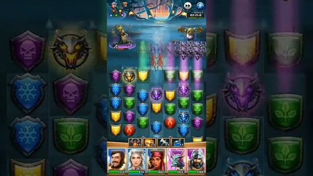 Empires & Puzzles Прохождение 15 этапа Легенды Сказок смотреть онлайн