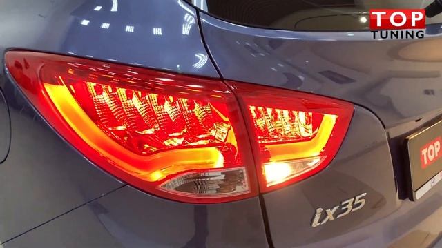 Hyundai Ix35 фонари Audi-Style. Работы Top-Tuning.ru