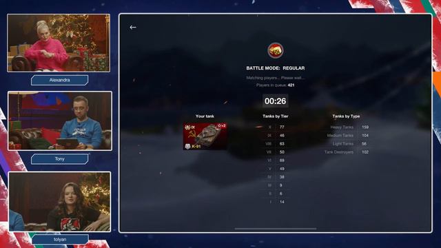 WoT Blitz. Christmas Livestream. Get Valuable Prizes!