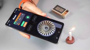 Как это приложение задувает свечу