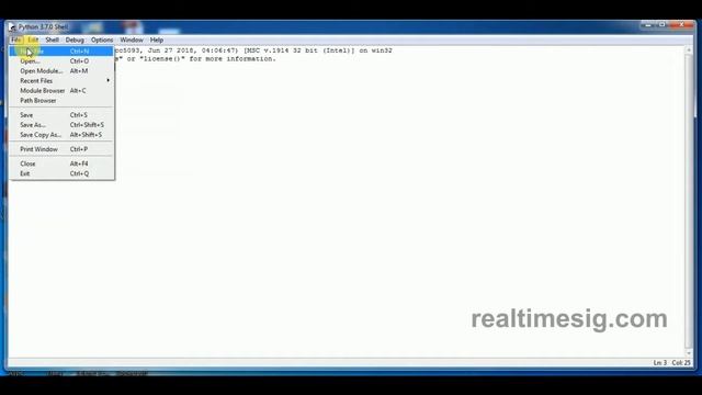 Hello World Program in Python смотреть онлайн