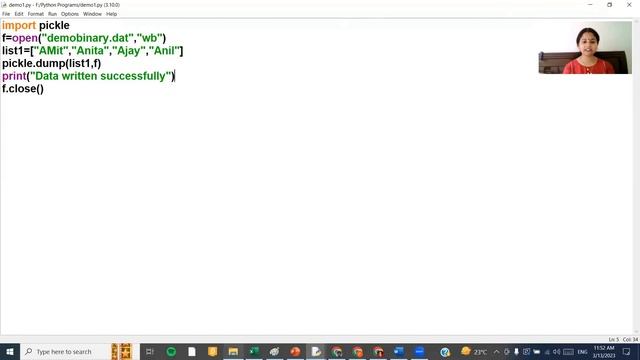 Binary File in Python | Pickle Module | load & dump function | cbse class 12 | file handling смотреть онлайн