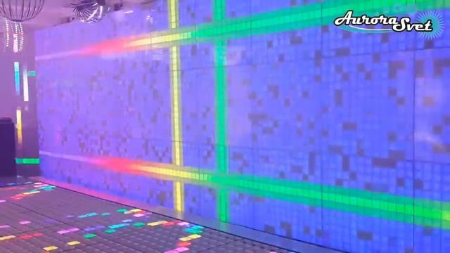 LED пол и стены от Aurorasvet смотреть онлайн