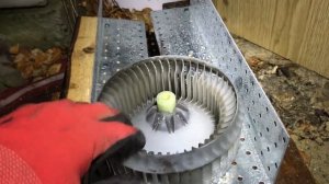 как снять крыльчатку с моторчика печки отопителя салона автомобиля