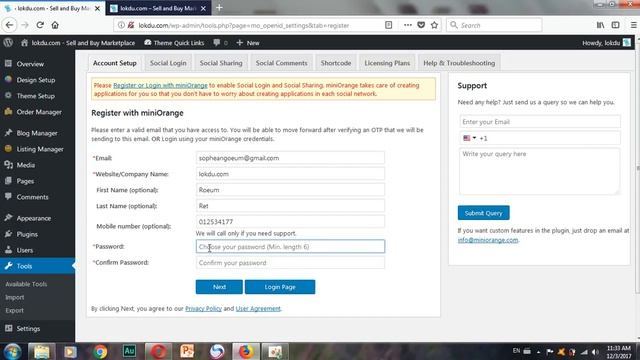 How to add Social Login Button Plugin to WordPress easy смотреть онлайн