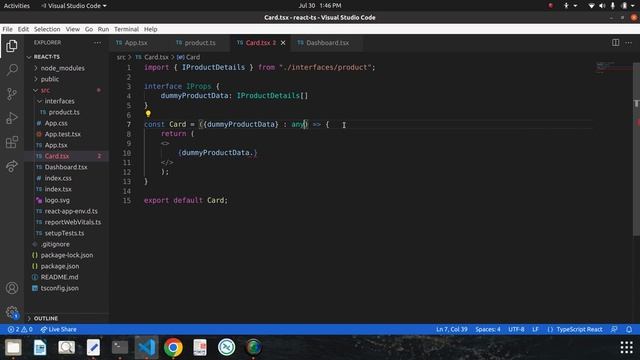 React ts in hindi #3 | Provide type to Array of object type смотреть онлайн