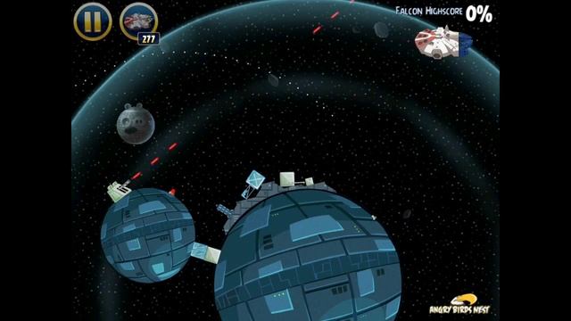 Angry Birds Star Wars 2-4 Death Star Millennium Falcon Gold Medal смотреть онлайн