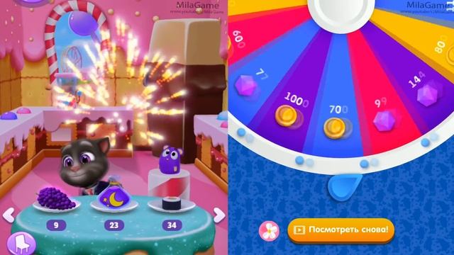 МОЙ ГОВОРЯЩИЙ ТОМ 2 #54 друзья Анджела Ухаживаем за питомцем #Том_2 #Том смотреть онлайн