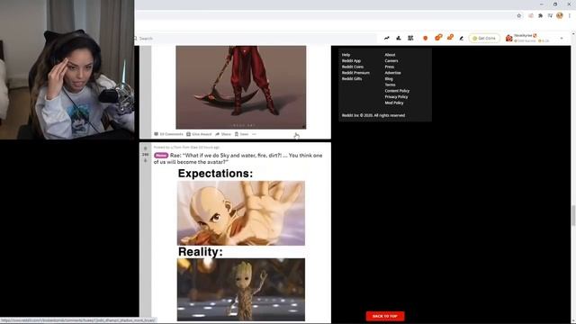 Rae reacting to Dungeons & Dragons Reddit l Rae finds her crush on D&D смотреть онлайн