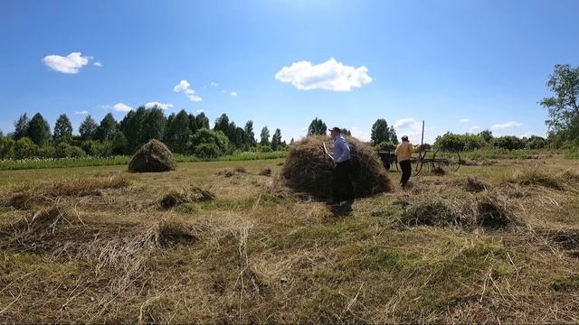 СЕНОКОС В СИБИРИ.ЗАГОТОВКА СЕНА НА ЗИМУ. смотреть онлайн