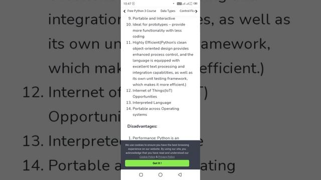 What are the Advantages or disadvantages of Paython смотреть онлайн