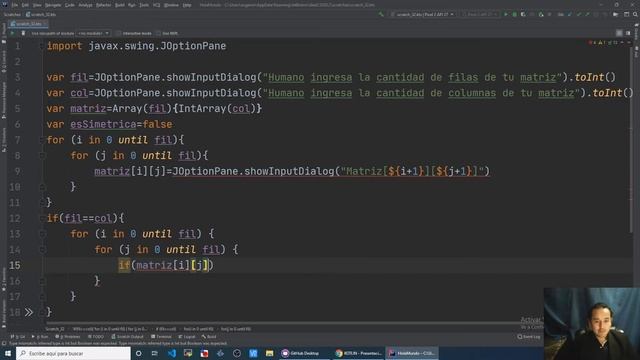 Demostrar que una matriz es simétrica en Kotlin (Curso de Kotlin desde cero [51])??? смотреть онлайн