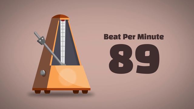 89 BPM Metronome [1Hour]