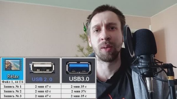 Флешка USB 2.0 быстрее запишется в портах USB 2.0 или USB 3.0?