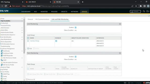 Lecture 15 - High Availability Active Passive Mode | Palo Alto NGFW Bootcamp смотреть онлайн
