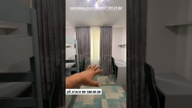 продаётся шикарная квартира Ташкент Яккасарайский 3 комнат 2 этаж люкс ремонт с мебелью