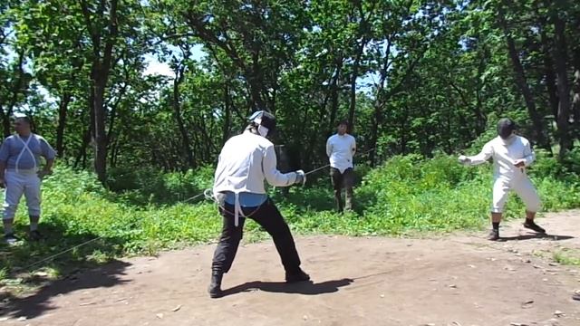 Тренировка 14.07.13.Олег vs Дмитрий. Шпаги. смотреть онлайн