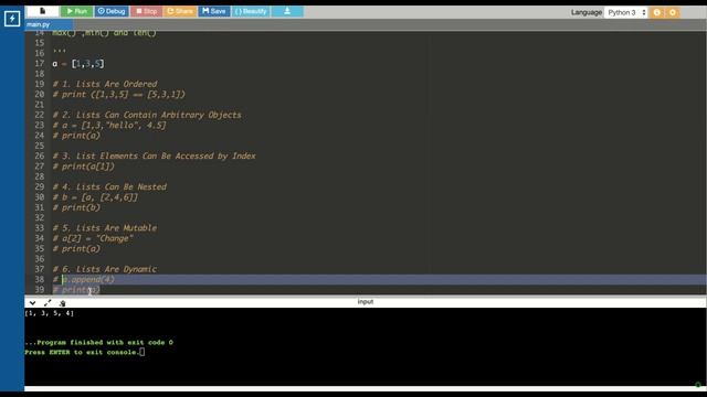 Python Tutorial for Beginners [DataTypes] | Lists and Its Properties смотреть онлайн