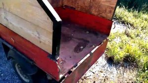 Обзор моторолера муравья самосвал с отвалом