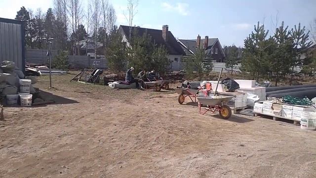 Обустройство участка, подготовка к строительству фундамента, услуги мини экскаватора смотреть онлайн