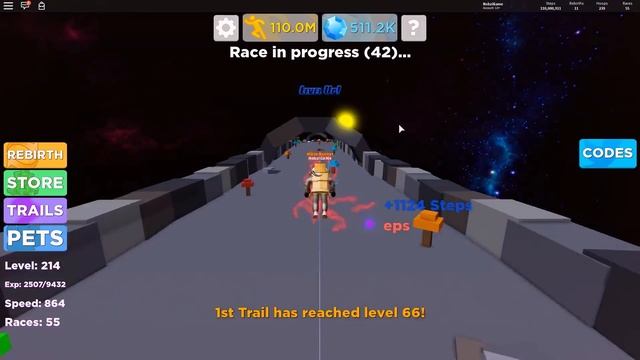 САМЫЙ БЫСТРЫЙ БЕГУН В МИРЕ! СИМУЛЯТОР ЛЕГЕНДЫ СКОРОСТИ! Roblox Simulator смотреть онлайн