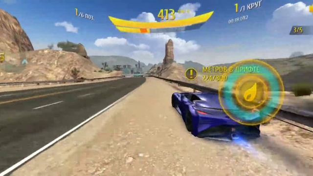 Asphalt 8; Infiniti Vision GT. R&D Test 5 смотреть онлайн