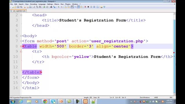 Student Registration System in PHP/MySQL with Admin Panel in Urdu/Hindi 2/15 смотреть онлайн