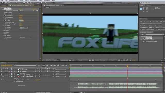 Как сделать майнкрафт интро | Часть 2 | After Effects | Обработка смотреть онлайн