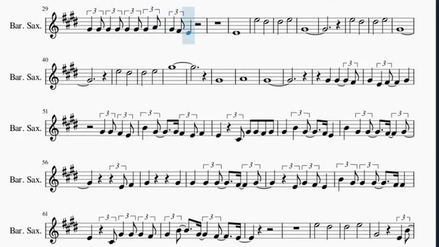 Baritone Sax Sheet Music: How to play This is Home by Cavetown смотреть онлайн