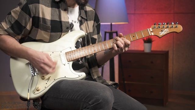 Недорогая электрогитара для начинающих JET JS-400 смотреть онлайн