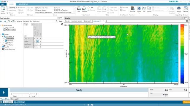 Simcenter Testlab Colormap Displays смотреть онлайн